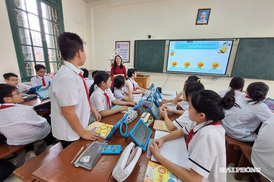 TP. Hải Phòng sắp xếp trường học lấy người học làm trung tâm. Ảnh: Bùi Hạnh