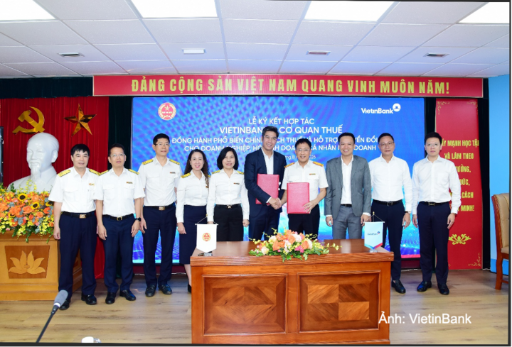 Lễ ký kết Thỏa thuận hợp tác giữa VietinBank và Cục Thuế