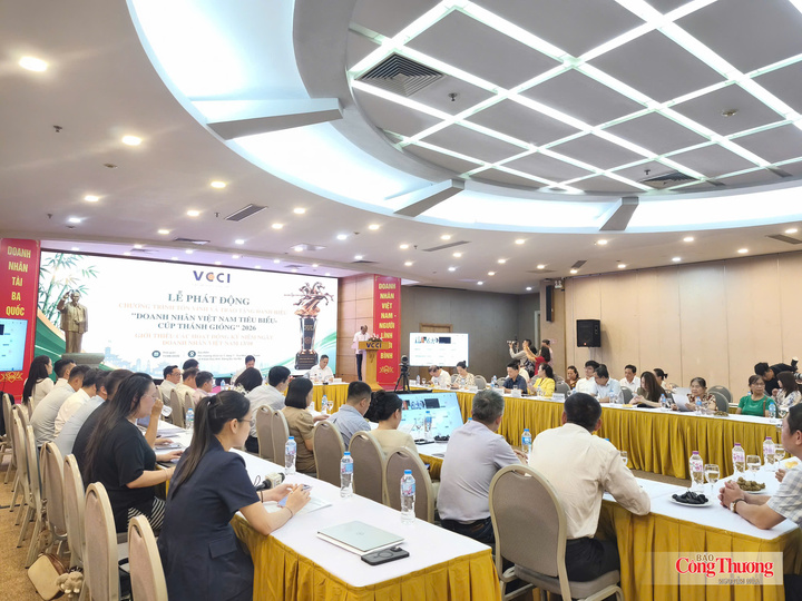 VCCI tổ chức Lễ phát động Chương trình tôn vinh và trao tặng danh hiệu “Doanh nhân Việt Nam tiêu biểu - Cúp Thánh Gióng” năm 2026.