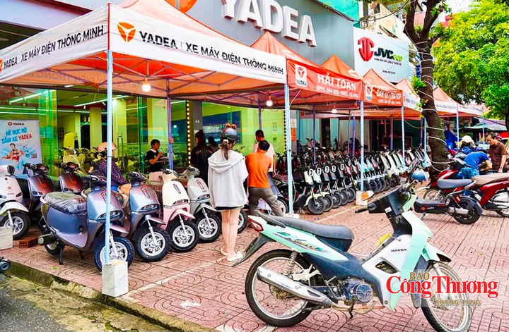 Các dòng xe máy điện hiện đại, kiểu dáng thời trang phổ biến và bán chạy ở khoảng giá từ 12-18 triệu đồng/chiếc.