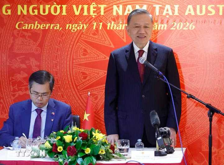 Tổng Bí thư, Chủ tịch nước Tô Lâm phát biểu. Ảnh: Thống Nhất/TTXVN