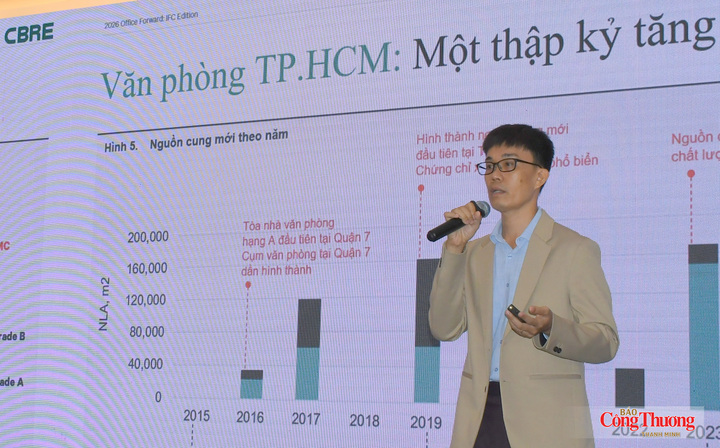 Ông Lê Trọng Hiếu - Giám đốc Cấp cao Bộ phận Tư vấn Cho thuê Văn phòng, CBRE Việt Nam.