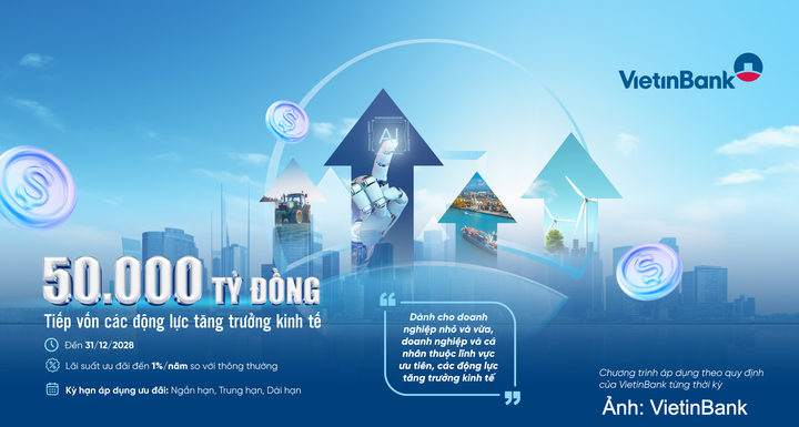 VietinBank dành 50.000 tỷ đồng tín dụng tiếp sức các động lực tăng trưởng kinh tế - 1