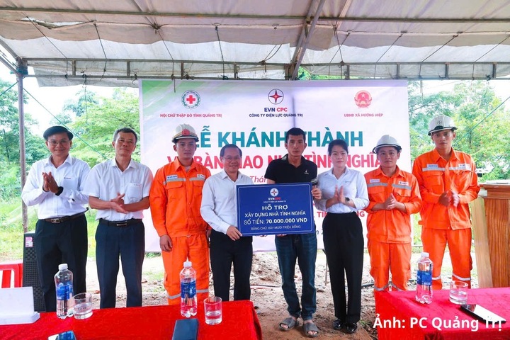 Công ty Điện lực Quảng Trị cùng các đơn vị hỗ trợ khởi công xây dựng nhà tình nghĩa