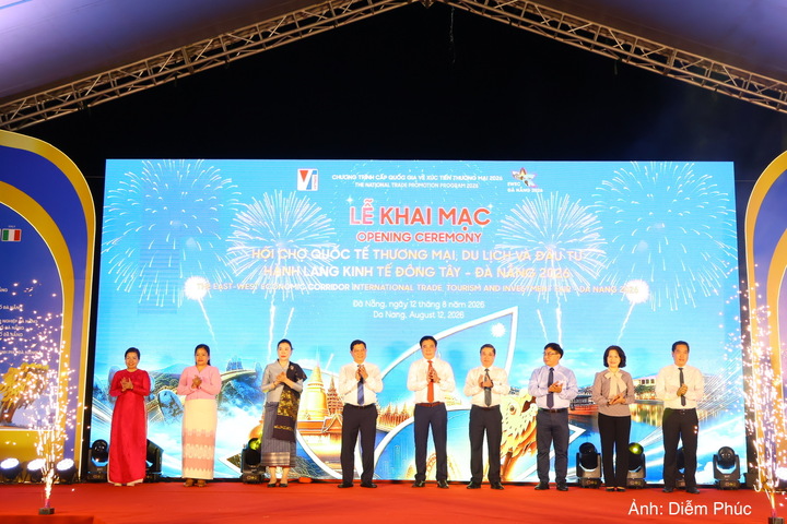 Khai mạc Hội chợ Quốc tế thương mại, du lịch và đầu tư Hành lang kinh tế Đông Tây - Đà Nẵng 2026.