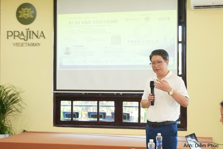 Ông Nguyễn Mạnh Cường định hướng xây dựng Tech Circle thành không gian kết nối mở giữa doanh nghiệp và hệ sinh thái công nghệ.