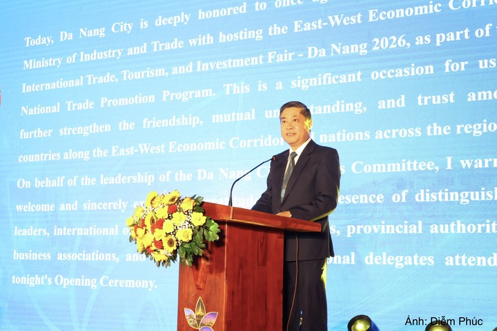 Ông Phan Thái Bình, Phó Chủ tịch UBND TP. Đà Nẵng phát biểu tại lễ khai mạc.