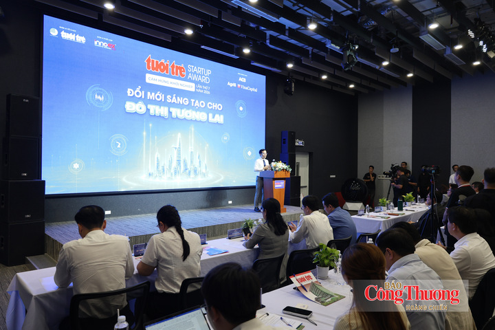Quang cảnh buổi Lễ công bố Giải thưởng Tuổi Trẻ Startup Award 2026