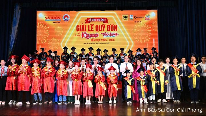 Lễ trao thưởng Giải Lê Quý Đôn năm học 2025 - 2026.