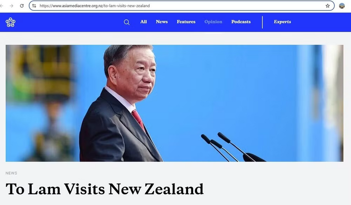 Bài phân tích trên trang mạng của Asia Media Centre. Ảnh: TTXVN phát