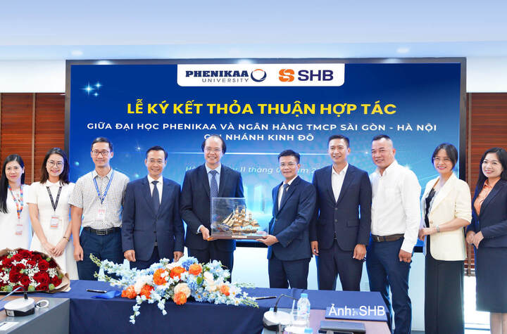 Lễ ký kết thoả thuận hợp tác giữa SHB và Đại học Phenikaa