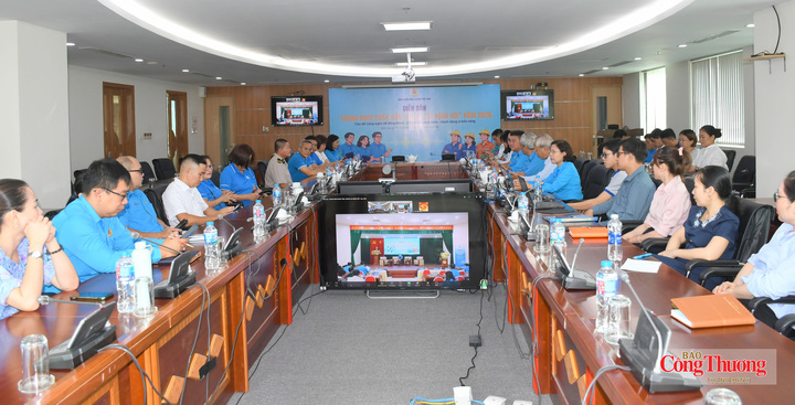 Điểm cầu TP. Hồ Chí Minh tại trụ sở Cơ quan đại diện Bộ Công Thương phía Nam.