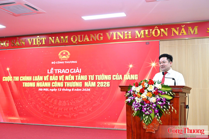 Đồng chí Nguyễn Văn Minh, Ủy viên Ban Chấp hành Đảng bộ Bộ Công Thương, Bí thư đảng ủy, Tổng Biên tập Báo Công Thương, Phó Trưởng Ban tổ chức Cuộc thi chính luận về bảo vệ nền tảng tư tưởng của Đảng trong ngành Công Thương năm 2026.