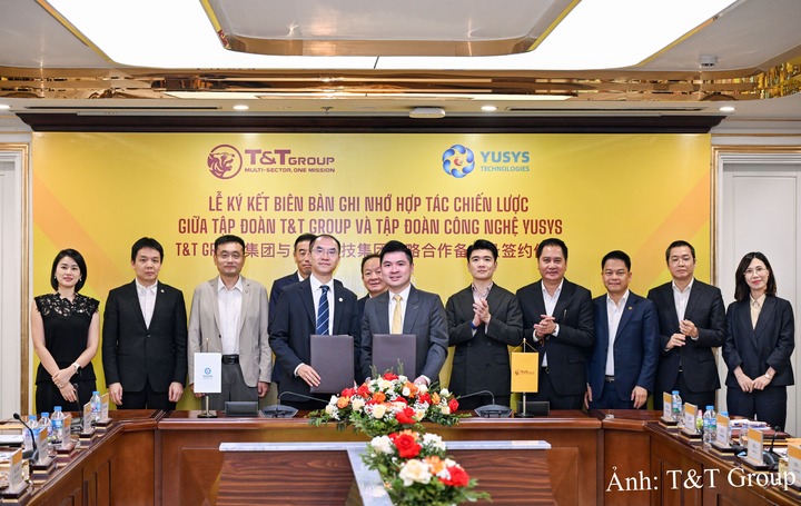 Đại diện T&T Group và Yusys Technologies ký kết Biên bản ghi nhớ hợp tác chiến lược.