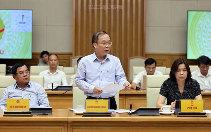 Phó Chủ tịch VCCI Bùi Trung Nghĩa đề nghị tiếp tục cải cách thủ tục hành chính, nhất là trong kiểm tra chuyên ngành, hải quan và cấp chứng nhận xuất xứ hàng hóa - Ảnh: chinhphu.vn/Phương Nguyên