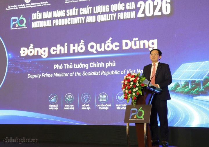 Phó Thủ tướng nhấn mạnh ba định hướng lớn để nâng cao năng suất - Ảnh: chinhphu.vn/Gia Huy