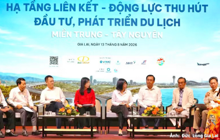 Hội thảo “Hạ tầng liên vùng - Động lực thu hút đầu tư, phát triển du lịch miền Trung - Tây Nguyên”.