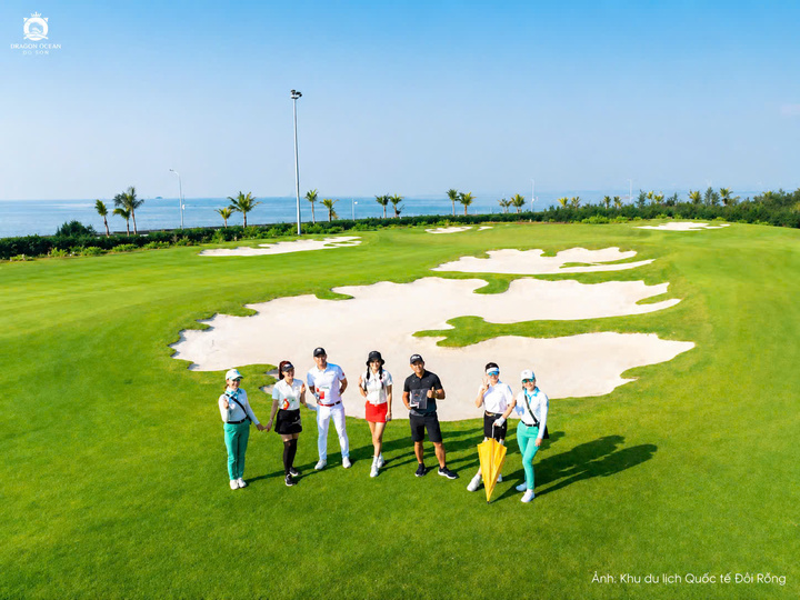 Dragon Golf Links - sân golf nổi trên biển 27 hố đạt tiêu chuẩn quốc tế sẽ mang đến những trải nghiệm đáng nhớ cho các thí sinh Miss World 2026.