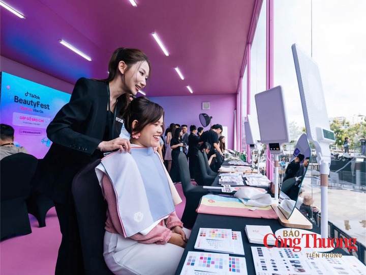 Không gian trải nghiệm tại TikTok Beauty Fest 2026