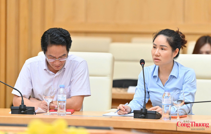 Đại diện một số đơn vị thuộc Bộ Công Thương góp ý cho dự thảo Chiến lược.