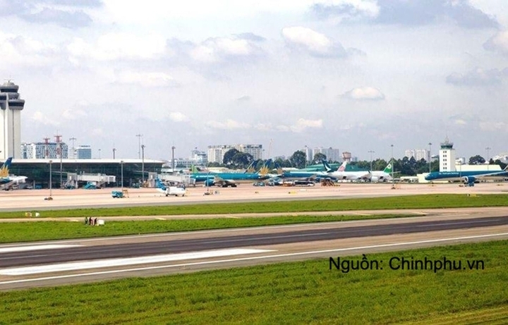 Một góc Sân bay Tân Sơn Nhất.