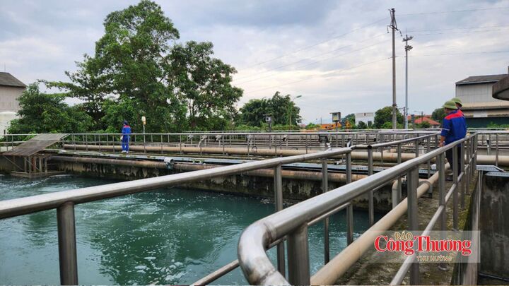 Hệ thống xử lý nước thải tại Công ty Cổ phần Supe Phốt phát và Hóa chất Lâm Thao.