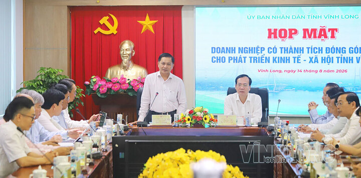 Vĩnh Long họp mặt doanh nghiệp có đóng góp nổi bật, tăng cường đồng hành, hỗ trợ cộng đồng doanh nghiệp phát triển sản xuất, kinh doanh.