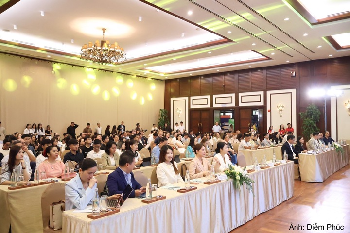 Ba trụ cột của hệ sinh thái khởi nghiệp: chính quyền, doanh nghiệp và thế hệ trẻ cùng hội tụ tại sự kiện.