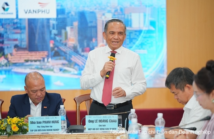 Ông Lê Hoàng Châu - Chủ tịch Hiệp hội Bất động sản TP Hồ Chí Minh.