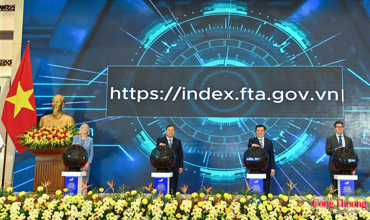 Tại Lễ công bố FTA Index 2025, Bộ Công Thương chính thức khai trương Trang thông tin điện tử FTA Index.