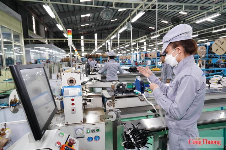 Công nghiệp chế biến tăng trưởng tích cực tại nhiều địa phương. Ảnh: Du Ca