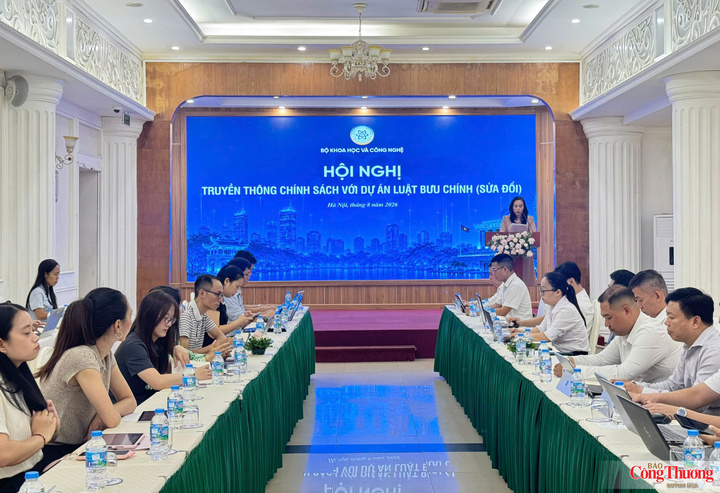 Hội nghị truyền thông chính sách đối với dự án Luật Bưu chính (sửa đổi).