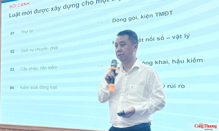 Ông Lã Hoàng Trung, Vụ trưởng Vụ Bưu chính, Bộ Khoa học và Công nghệ