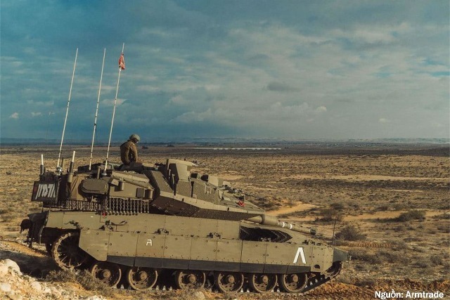 Xe tăng Merkava-Mk4. Nguồn: Armtrade