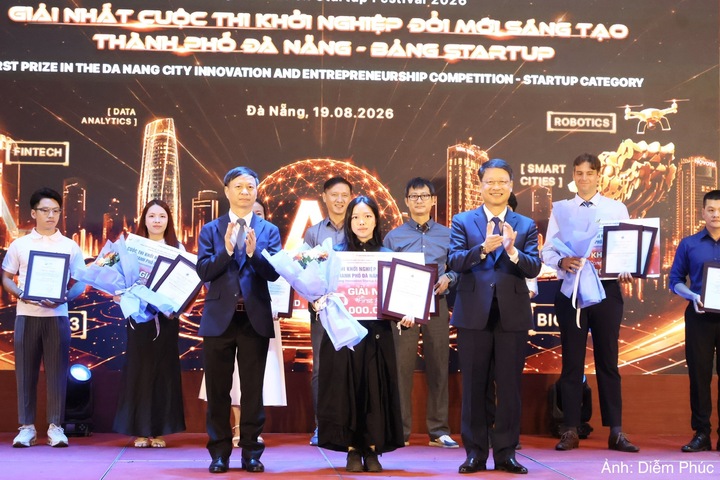 Giải nhất cuộc thi Khởi nghiệp đổi mới sáng tạo TP. Đà Nẵng 2026 bảng doanh nghiệp thuộc về dự án “Circular BioEnergy - Xử lý rác tuần hoàn”.