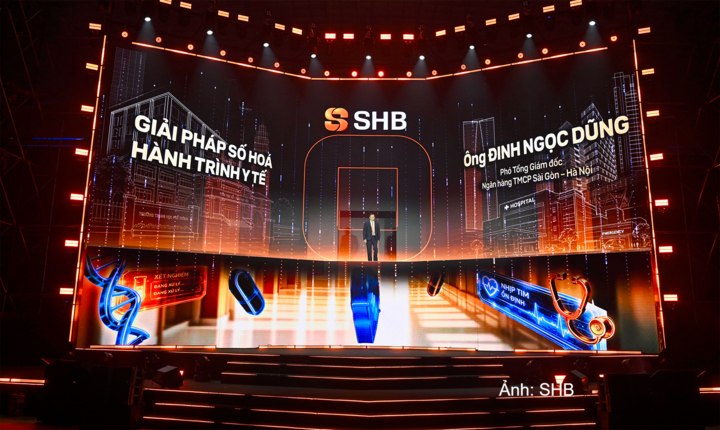 Cũng tại sự kiện Chuyển đổi số ngành Ngân hàng 2026, Phó Tổng giám đốc SHB Đinh Ngọc Dũng đã giới thiệu về SHB Health Connect - giải pháp công nghệ tích hợp chăm sóc sức khỏe toàn diện.