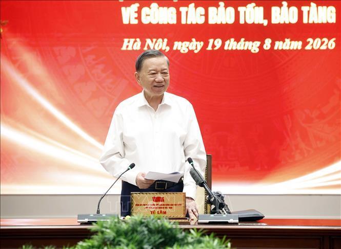 Tổng Bí thư, Chủ tịch nước Tô Lâm phát biểu. Ảnh: Thống Nhất/TTXVN