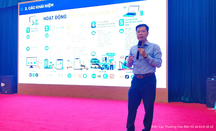 Ông Nguyễn Hữu Tuấn, Giám đốc Trung tâm Phát triển Thương mại điện tử và Công nghệ số (eComDX).