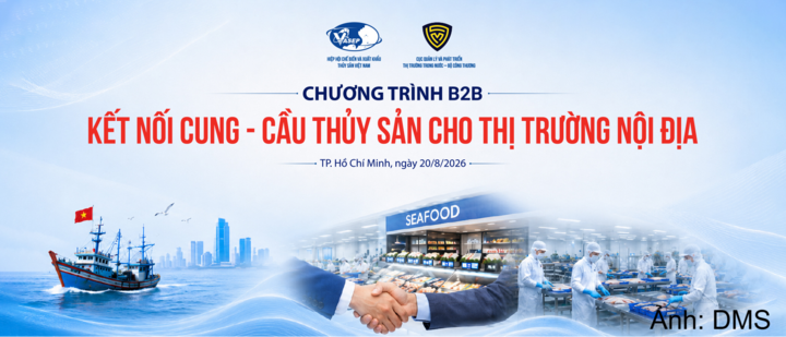 Hội nghị kết nối cung - cầu thủy sản nội địa dự kiến có sự tham dự của 100 đại biểu.