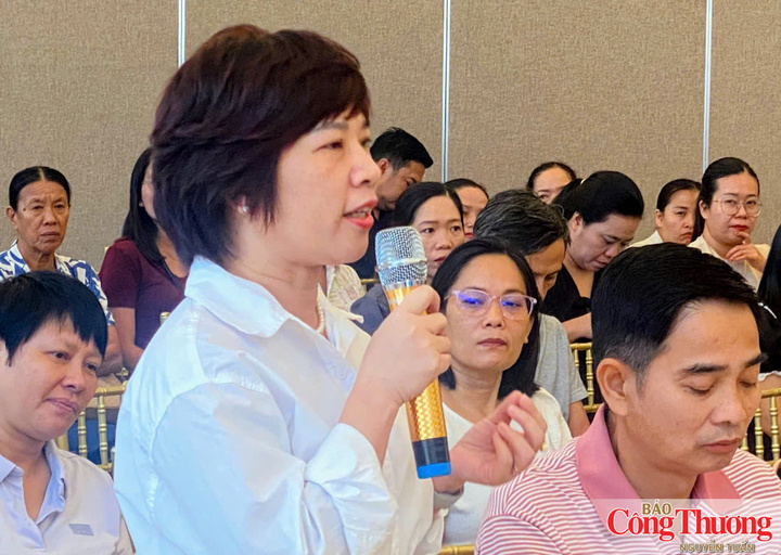 Đại diện Công ty TNHH Maries Hồ Thị Sương Lan nêu ý kiến