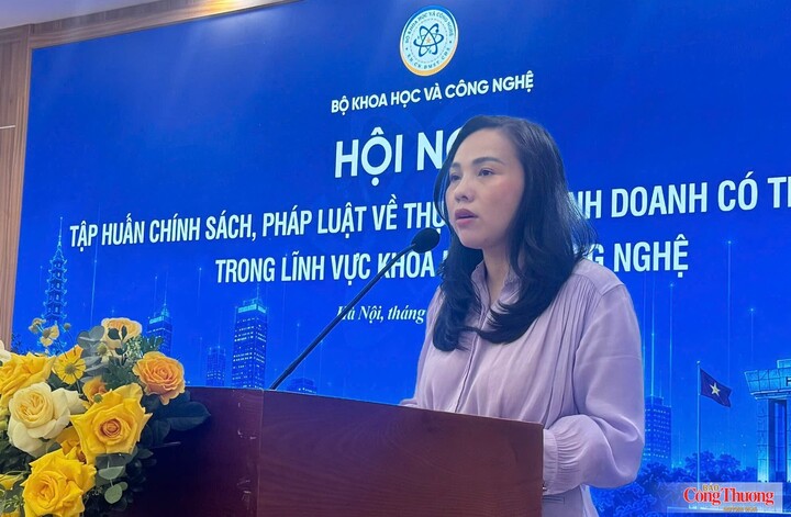 Bà Nguyễn Thị Thu Trang, Phó Vụ trưởng Vụ Pháp chế, Bộ Khoa học và Công nghệ.