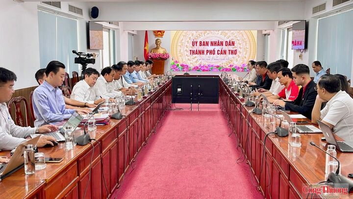Quang cảnh tại buổi làm việc.