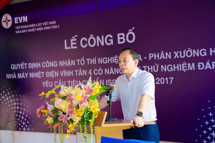 Ông Vũ Thanh Hải – Giám đốc Nhà máy Nhiệt điện Vĩnh Tân 4.