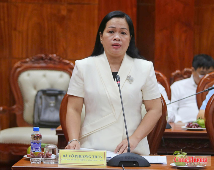 Bà Võ Phương Thủy, Giám đốc Sở Công Thương tỉnh Đồng Tháp.