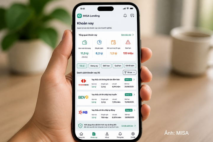 MISA Lending đã kết nối thành công với 16 ngân hàng