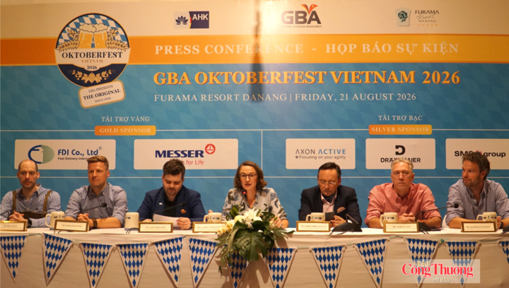 Họp báo thông tin về chương trình Lễ hội bia Đức GBA Oktoberfest Vietnam 2026