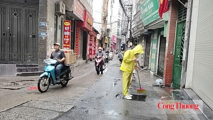 Hệ thống tiêu thoát nước của TP. Hà Nội hoạt động hiệu quả.