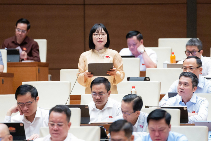Đại biểu Nguyễn Thị Việt Nga - đoàn TP. Hải Phòng