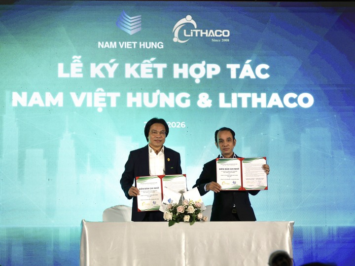 Lễ ký kết hợp tác chiến lược giữa Nam Việt Hưng và Lithaco trong khuôn khổ sự kiện