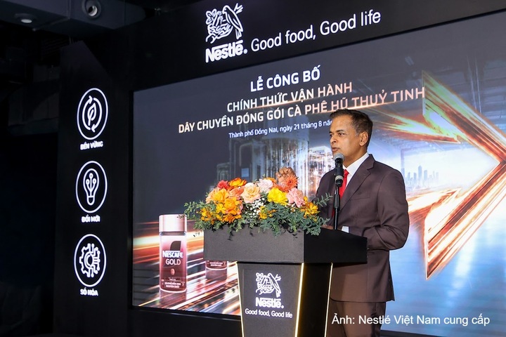 Ông Binu Jacob, Tổng Giám đốc Nestlé Việt Nam.